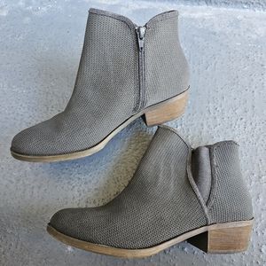 Kensie Gerona Grey Ankle Booties